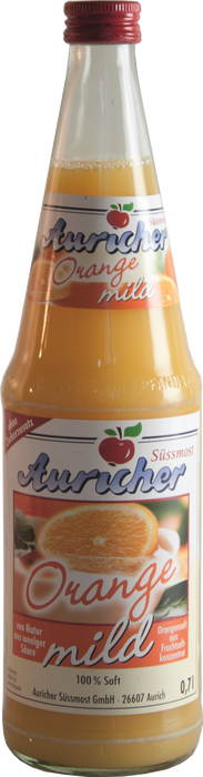 Auricher Orangensaft 100% Mild - 6 x 0,70 l